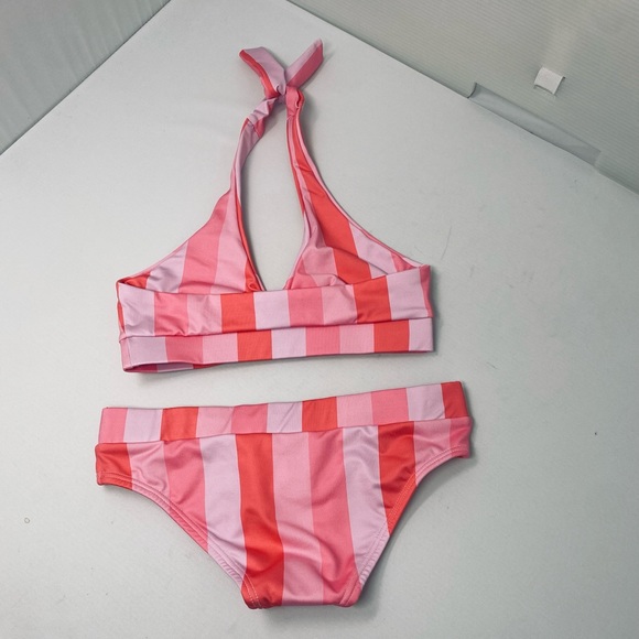 Submarine**Pink Striped Halter Bikini Set**8,14,16**$86 - Picture 5 of 6